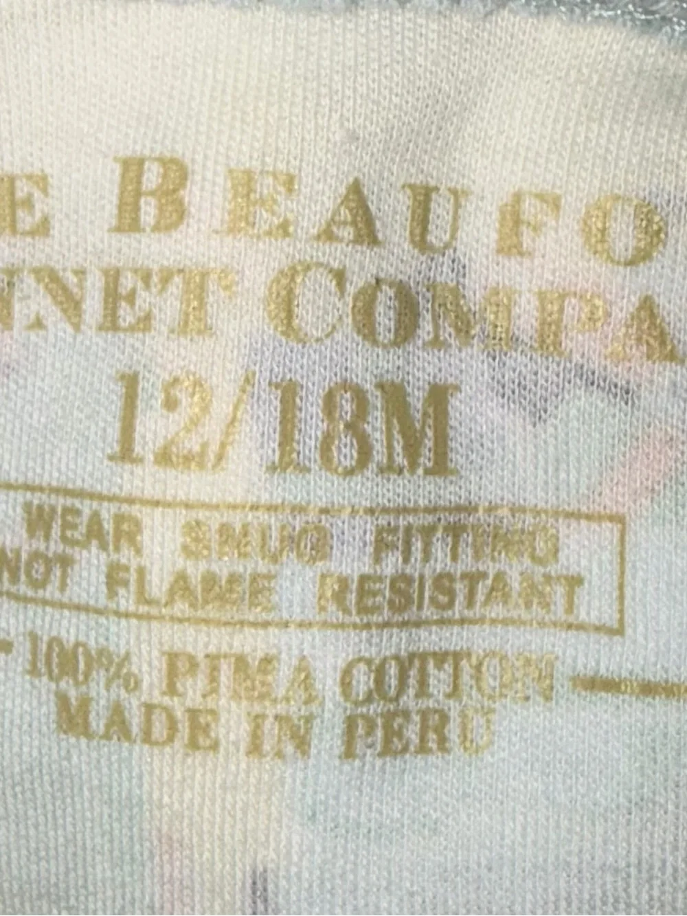 The Beaufort Bonnet Co yellow sleeper with birthday train sz 12-18 months NWOT
